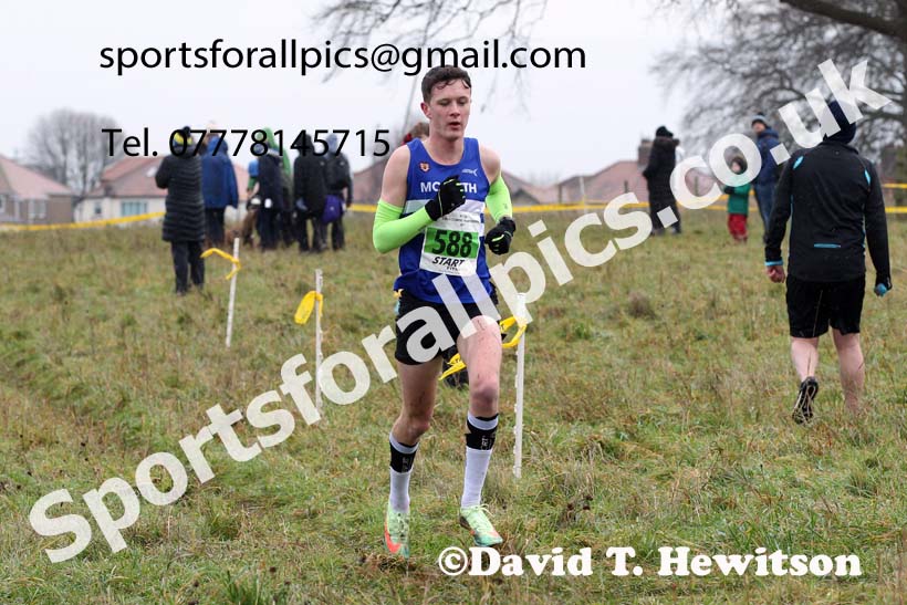 Mens under-20s, 2021 North Eastern Cross Country Championships, Sedgefield. Photo: David T. Hewitson/Sports for All Pics